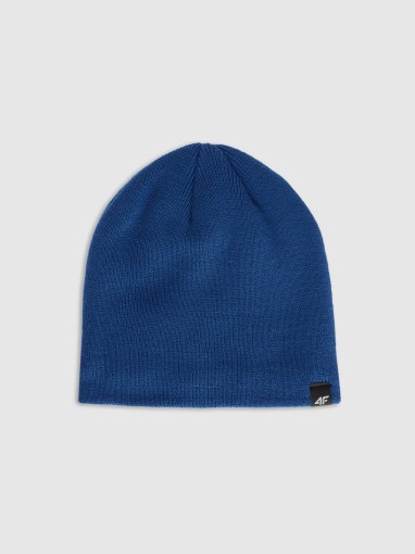  4F Męska czapka zimowa 4F 4FRAW25ACAPM0735  niebieska Niebieski
