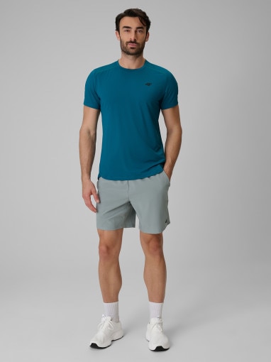 Męska koszulka treningowa 4F 4FRSS26TFTSM2291 - zielony