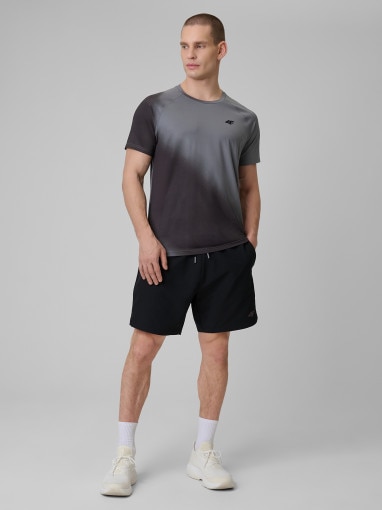 Męska koszulka treningowa 4F 4FRSS26TFTSM2341 - szara