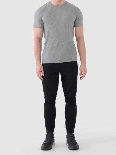 Męska koszulka treningowa 4F 4FWSS26TFTSM1786 - szara