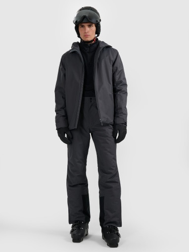  4F Męska kurtka narciarska 4F 4FWAW25TTJAM0951  szara Szary