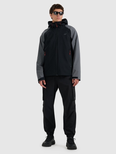  4F Męska kurtka przejściowa 4F 4FRAW25TTJAM0963  szara Szary