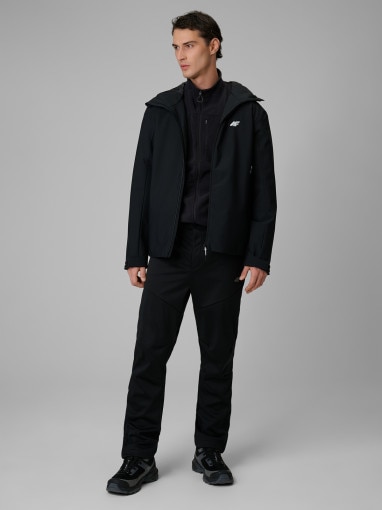 Męska kurtka przejściowa 4F 4FWSS26TTJAM1120 - czarna