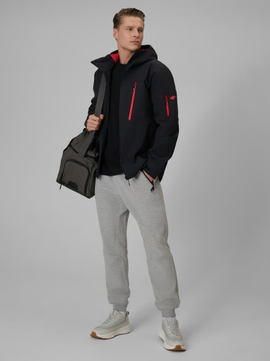 Męska kurtka przejściowa 4F 4FWSS26TTJAM1122 - czarna