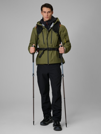 Męska kurtka trekkingowa 4F PRO 4FWSS26TTJAM1101 - khaki
