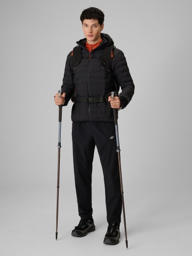 Męska kurtka trekkingowa 4F PRO 4FWSS26TTJAM1104 - czarna