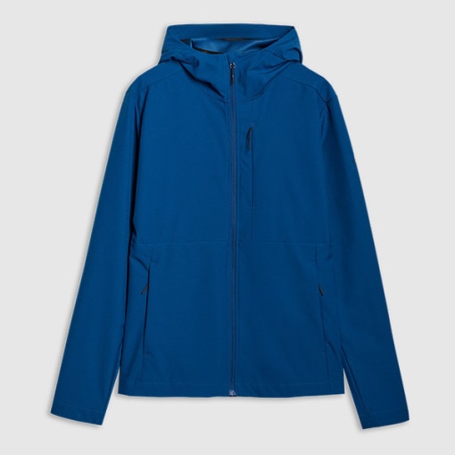 Męski softshell 4F 4FRSS25TSOFM436 - niebieski