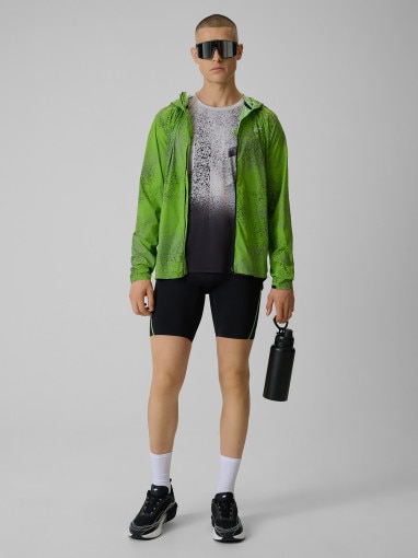 Męska koszulka do biegania z nadrukiem 4F 4FRSS26TFSLM1110 - multikolor