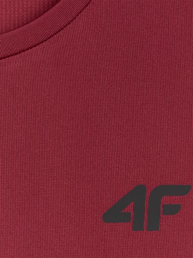 Męski tank top treningowy 4F 4FWAW25TFSLM574 - czerwony