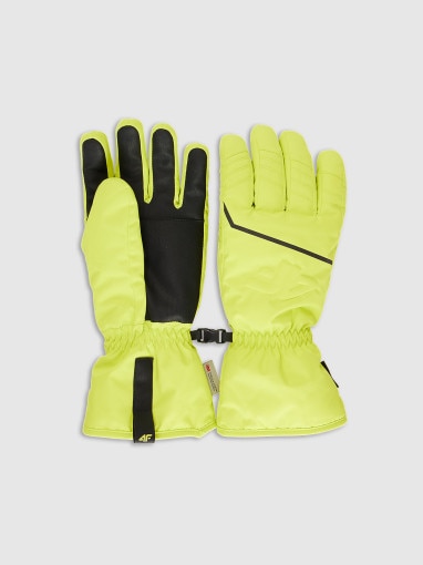  4F Męskie rękawiczki narciarskie Thinsulate z membraną NeoDry 4FRAW25AFGLM220  zielone Zielony