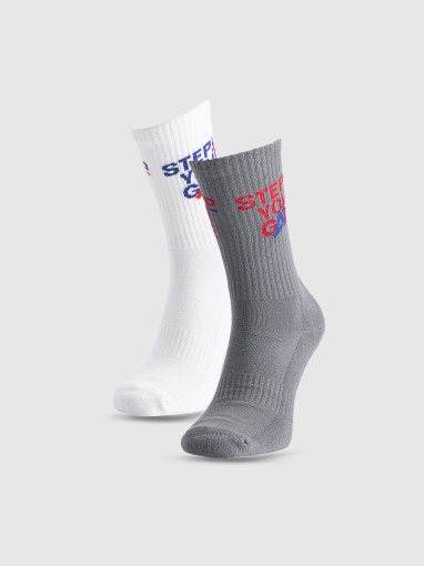  4F Męskie skarpetki (2pack) 4F 4FRAW25USOCM514  multikolor Multikolor