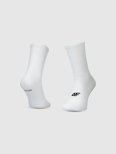 Męskie skarpetki basic (3-pak) 4FWMM00USOCM478 - białe