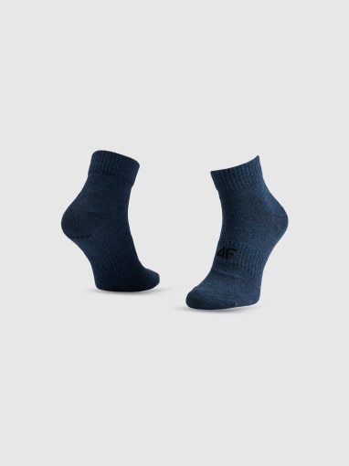 Męskie skarpetki niskie (5-pack) 4F 4FRSS26USOCM0837 - granatowe