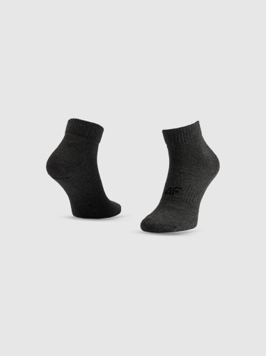 Męskie skarpetki niskie (5-pack) 4F 4FRSS26USOCM0837 - szare