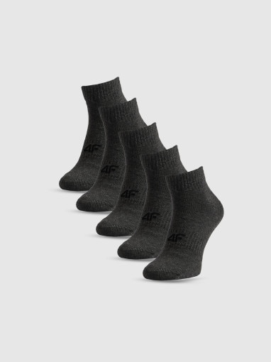 Obrazek dla: 4F Męskie skarpetki niskie (5pack) 4F 4FRSS26USOCM0837  szare Multikolor