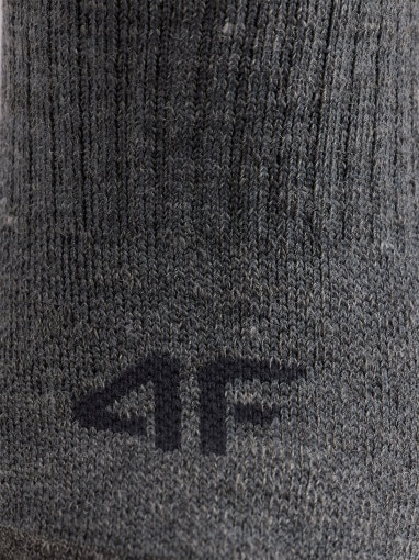 Męskie skarpetki trekkingowe 4F 4FRAW25UFSOM270 - szare