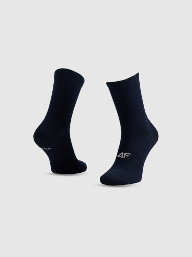 Męskie skarpetki wysokie (3-pack) 4F 4FRSS26USOCM0838 - multikolor