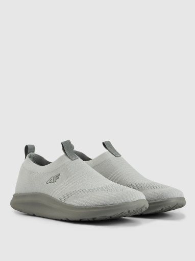 Męskie sneakersy wsuwane NEONITE 4F 4FRSS26FSNEM020 - szare