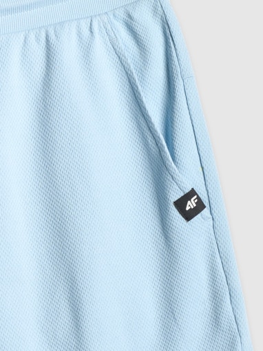 Męskie spodenki dresowe 4F 4FRSS25TSHOM686 - niebieskie