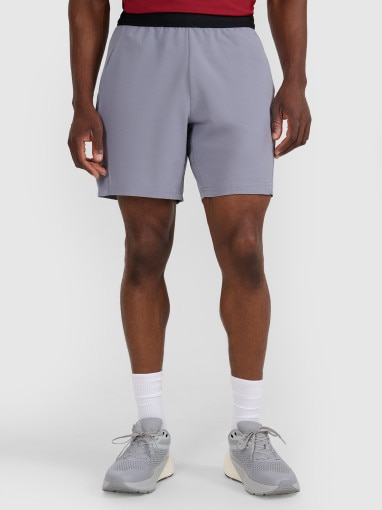 Męskie spodenki treningowe 4F 4FWAW25TFSHM0999 - niebieskie