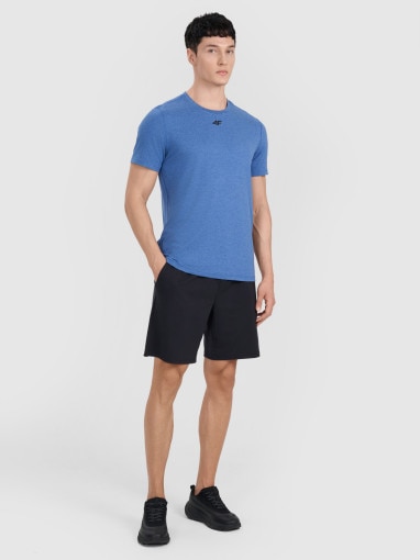  4F Męskie spodenki treningowe 4F 4FWMM00TFSHM1310  czarne Czarny