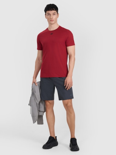  4F Męskie spodenki treningowe 4F 4FWMM00TFSHM1310  szare Szary