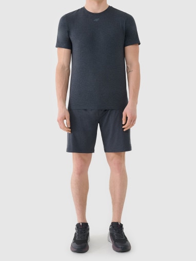  4F Męskie spodenki treningowe 4F 4FWSS26TFSHM1277  szare Szary