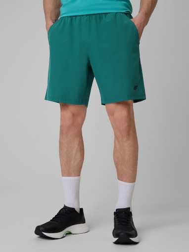 Męskie spodenki treningowe 4F 4FWSS26TFSHM1278 - zielone