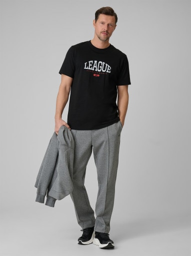  4F Męskie spodnie dresowe 4F 4FRSS26TTROM1856  szare Szary