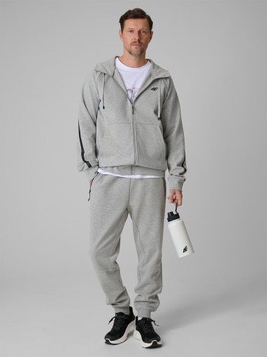  4F Męskie spodnie dresowe joggery 4F 4FRSS26TTROM1962  szare Szary