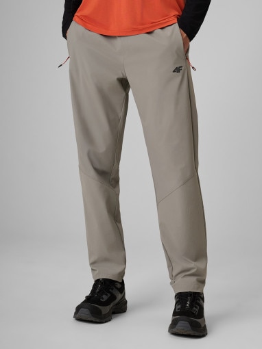 Męskie spodnie trekkingowe 4F 4FRSS26TFTRM1437 - szare