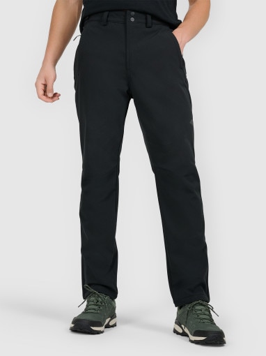 Męskie spodnie trekkingowe 4F 4FWAW25TFTRM0990 - czarne