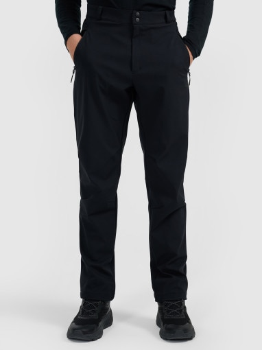 Męskie spodnie trekkingowe 4F 4FWAW25TFTRM1225 - czarne