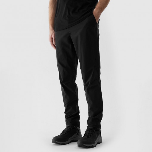 Męskie spodnie trekkingowe 4F 4FWSS24TFTRM483 - czarne