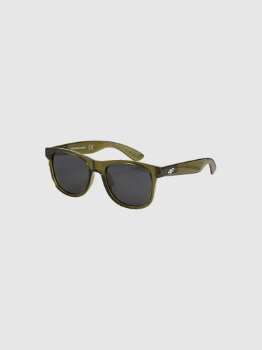 4F Okulary przeciwsłoneczne z powłoką lustrzaną 4F 4FRSS26ASUNU092 khaki Khaki