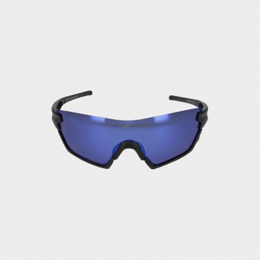 Okulary rowerowe z polaryzacją  4F MIRROR SS22ASPSU002 - niebieski