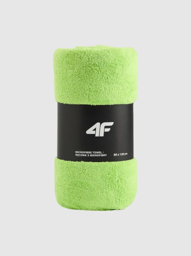  4F Ręcznik sportowy szybkoschnący M (80 x 130 cm)  4F 4FRSS26ATOWU097  zielony Zielony
