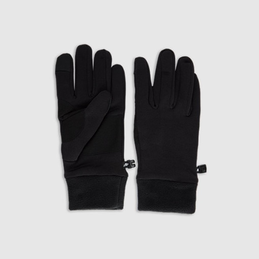Rękawiczki dzianinowe Touch Screen uniseks 4F 4FWMM00AGLOU126 - czarne