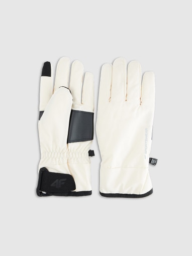  4F Rękawiczki zimowe Touch Screen uniseks 4F 4FWMM00AGLOU125  beżowe Beżowy