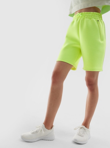 Spodnie dresowe uniseks 4F 4FSS22TSHOU147 - zielone