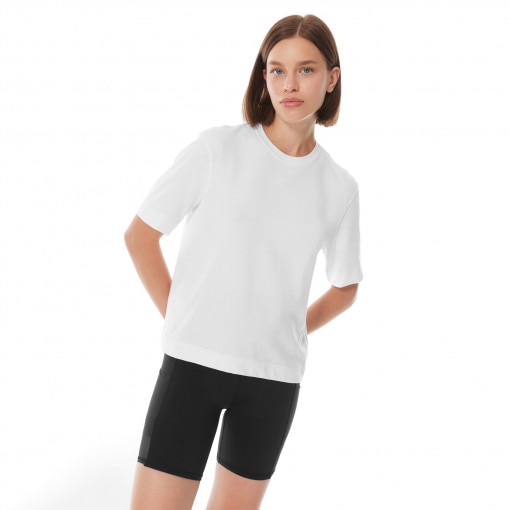 Calvin Klein Damska koszulka treningowa Calvin Klein Women 00GWS3K104  biała Biały