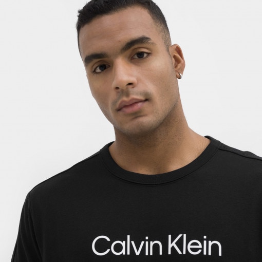 Męska koszulka treningowa CALVIN KLEIN MEN 00GMS3K104 - czarna
