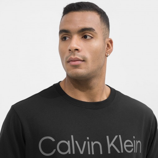 Męska koszulka treningowa CALVIN KLEIN MEN 00GMS3K109 - czarna