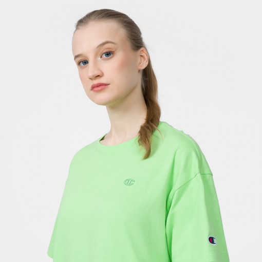 Damski t-shirt oversize CHAMPION ROCHESTER Crewneck T-shirt - zielony