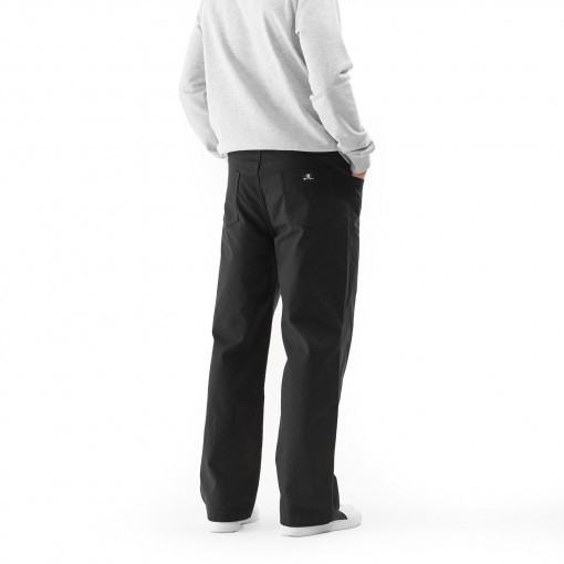 Męskie spodnie casual tkaninowe Champion Rochester Straight Hem Pants - czarne