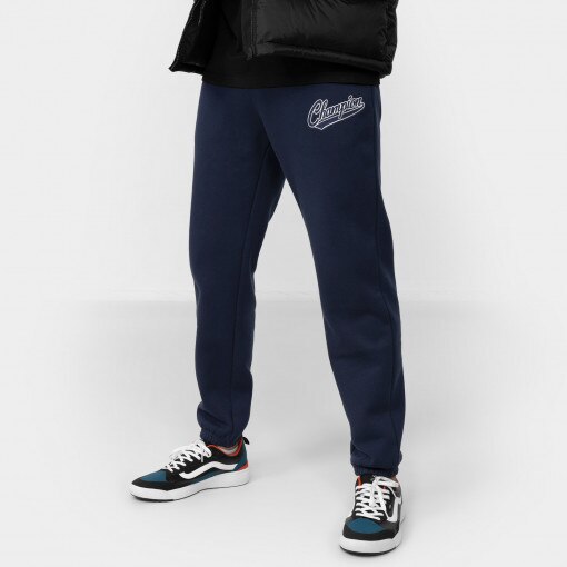 Męskie spodnie dresowe CHAMPION ROCHESTER Elastic Cuff Pants - granatowe