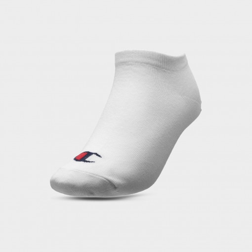 Skarpetki stopki uniseks (3-pack) CHAMPION C Logo Sneaker Socks - białe