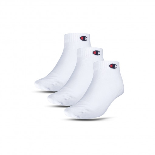 CHAMPION Skarpetki uniseks (3pack) Champion Quarter Socks  białe Biały