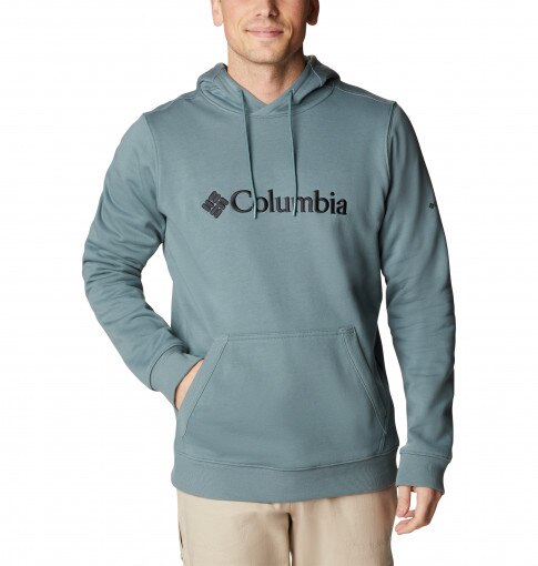 COLUMBIA Męska bluza dresowa nierozpinana z kapturem COLUMBIA CSC Basic Logo II Hoodie  niebieski Niebieski