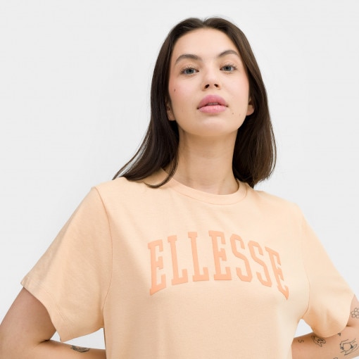 Damski t-shirt z nadrukiem Ellesse Tressa - pomarańczowy